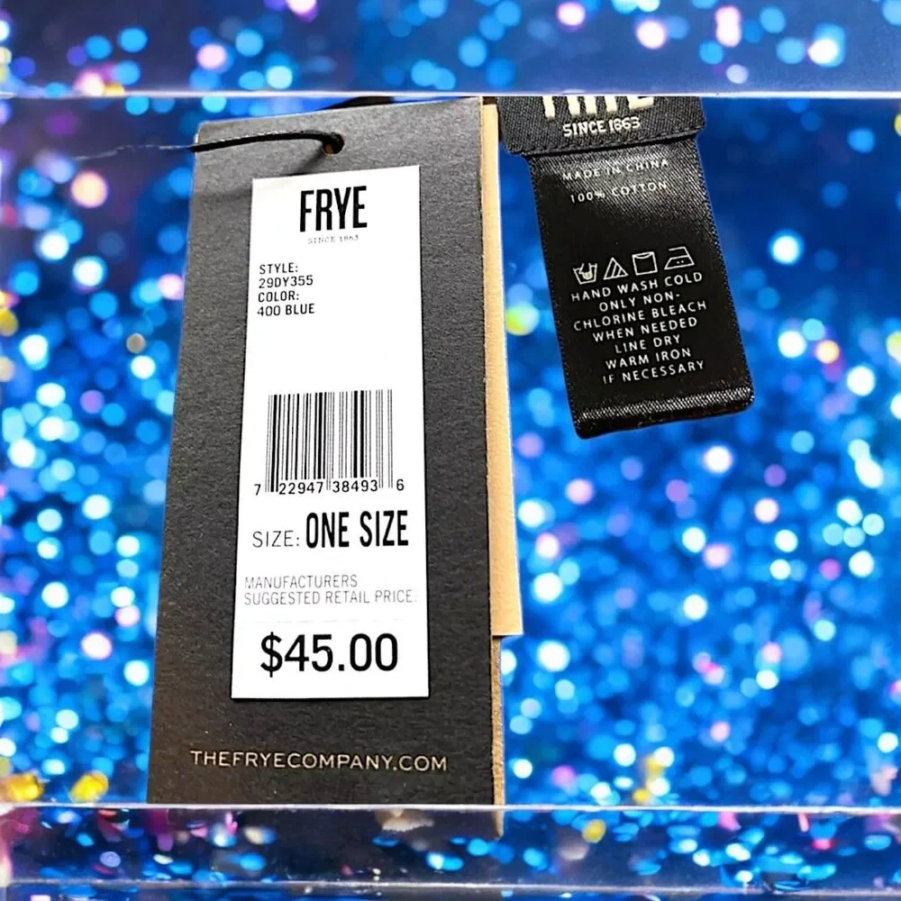 Frye bandana blue